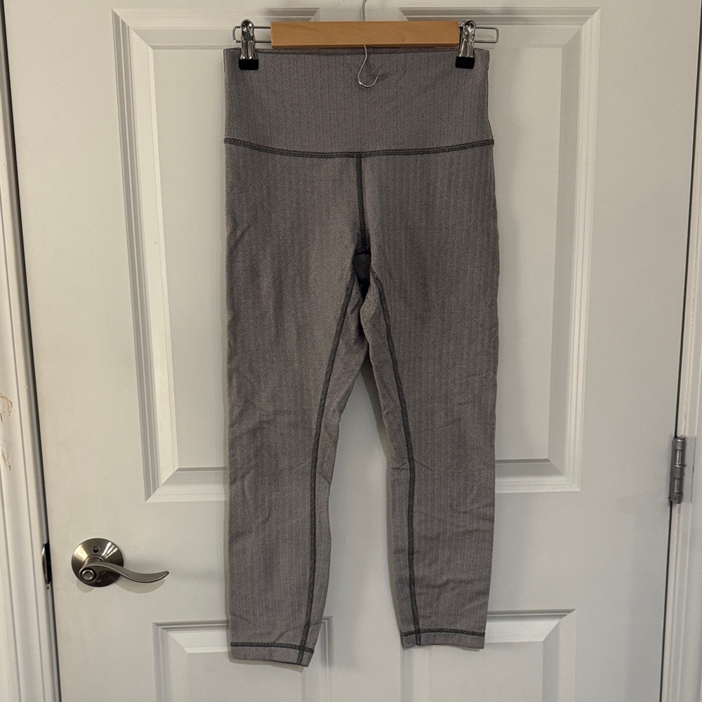 Lululemon Athletica Charcoal High-Waisted Leggings